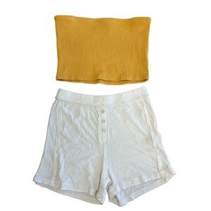 Urban Outfitter Bandeau & Shorts Lounge Set-M